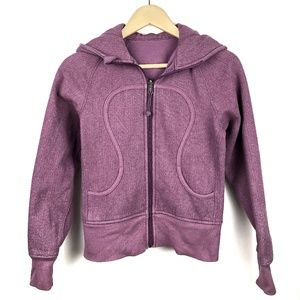 Lululemon Scuba Hoodie Purple Logo Jacket